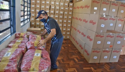 Kellogg faz doação ao Programa Mesa Brasil Sesc