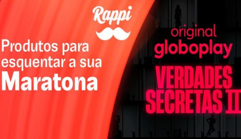 Rappi e Globoplay se unem na estreia de Verdades Secretas II
