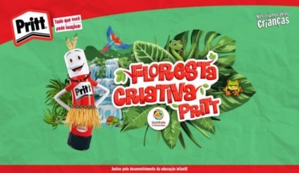 Pritt incentiva a reciclagem com a ação 'Floresta Criativa'