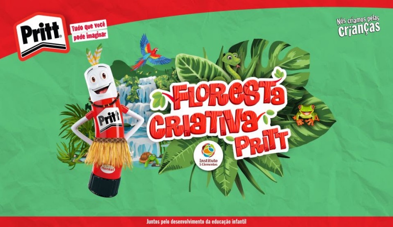 Pritt incentiva a reciclagem com a ação 'Floresta Criativa' Pritt incentiva a reciclagem com a ação 'Floresta Criativa'