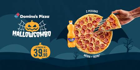 Pizza ou travessuras? Conheça o 'Hallowcombo' da Domino’s