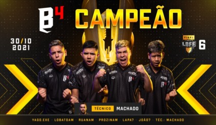 B4 é campeã da LBFF 6 B4 é campeã da LBFF 6