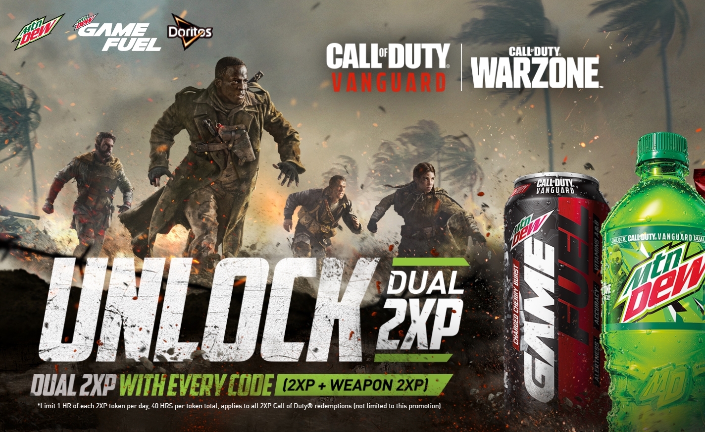 Códigos nas embalagens de Doritos e MTN Dew destravam Call of Duty