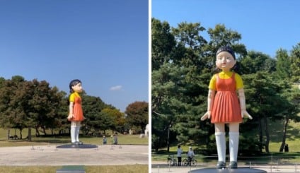 Netflix leva Younghee a parque em Seul