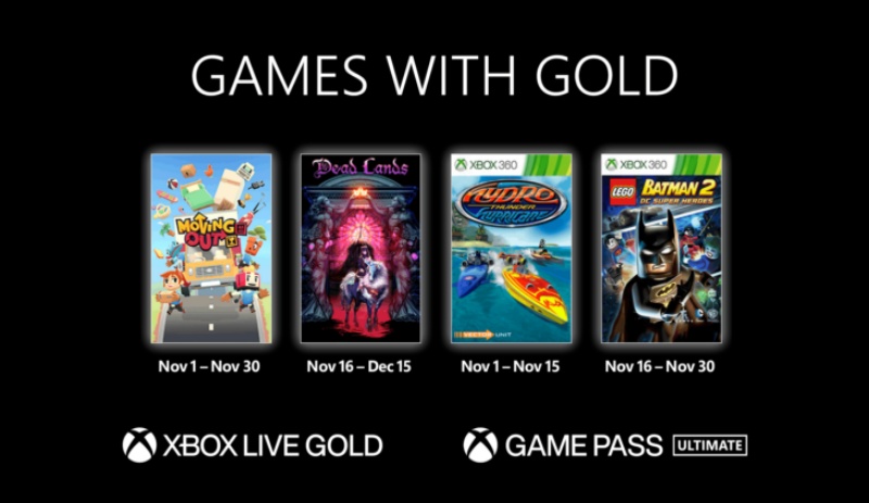 Xbox Live Gold: Veja quais são os jogos grátis de novembro