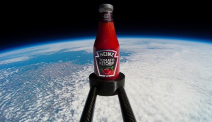 Heinz leva ketchup ao espaço para promover edição especial
