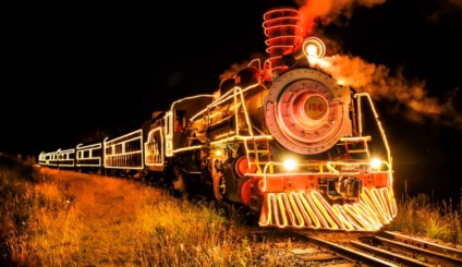 Maria Fumaça - Trem do Vinho em clima de Natal
