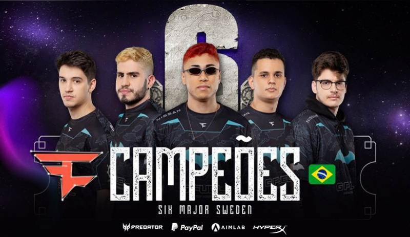 FaZe Clan fatura título do Six Major Suécia 2021