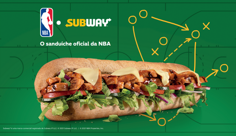 Parceria entre Subway e NBA inicia nova temporada