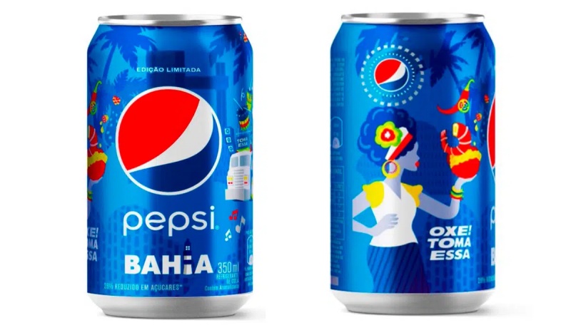 Pepsi transforma lata virtual em real para homenagear a Bahia