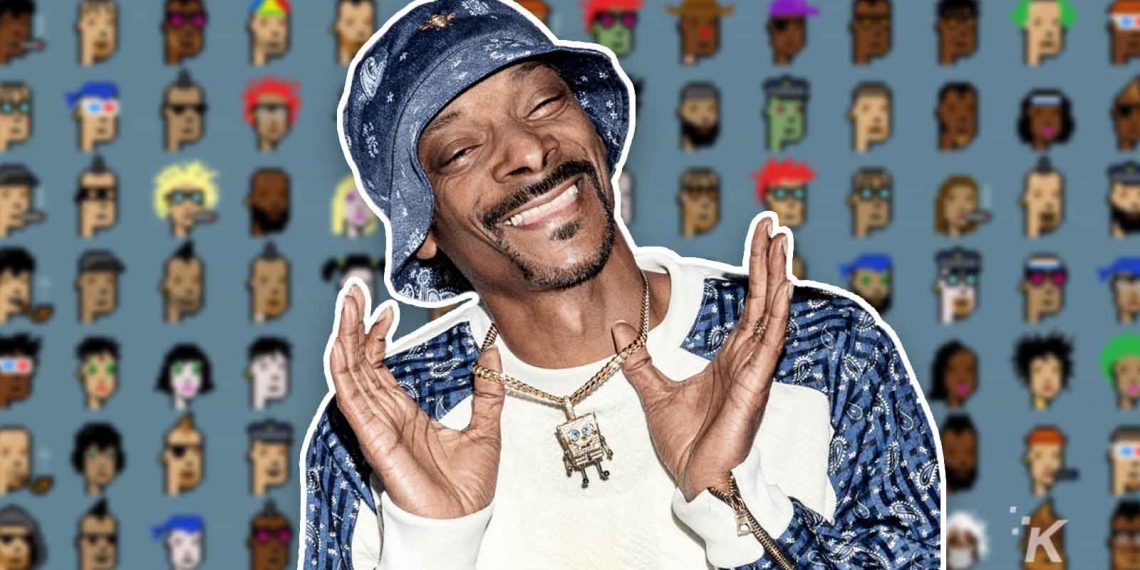 Snoop Dogg está na lista dos 15 maiores influenciadores de NFTs 