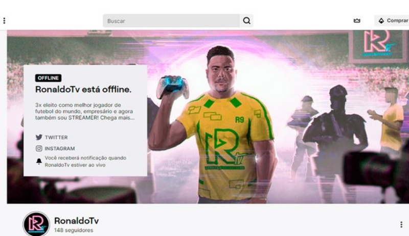 Ronaldo TV na Twitch busca se aproximar dos e-Sports