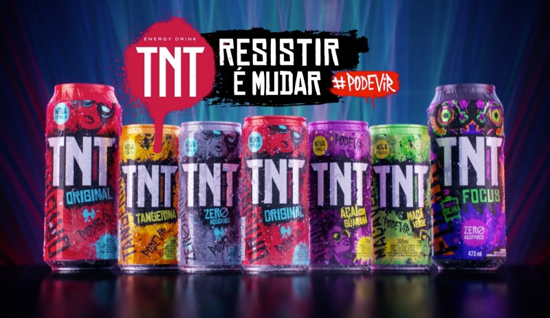 TNT Energy Drink adota nova identidade visual