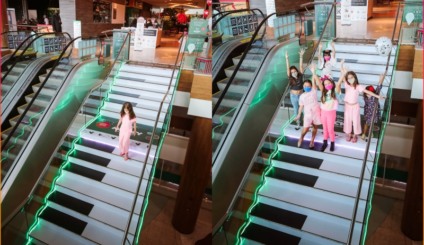 Escada Piano é nova atração no Natal do Salvador Escada Piano é nova atração no Natal do Salvador