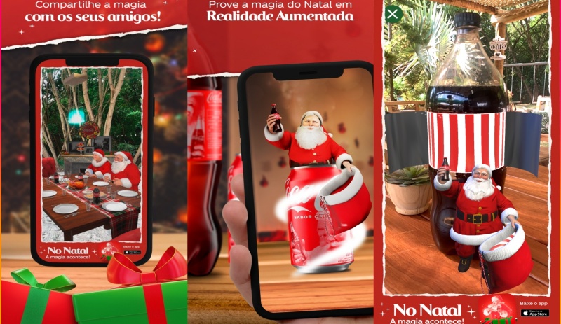 App de Natal da Coca-Cola vem com realidade aumentada