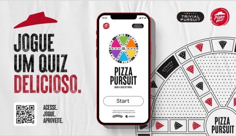 Pizza Hut une o universo físico a jogo virtual