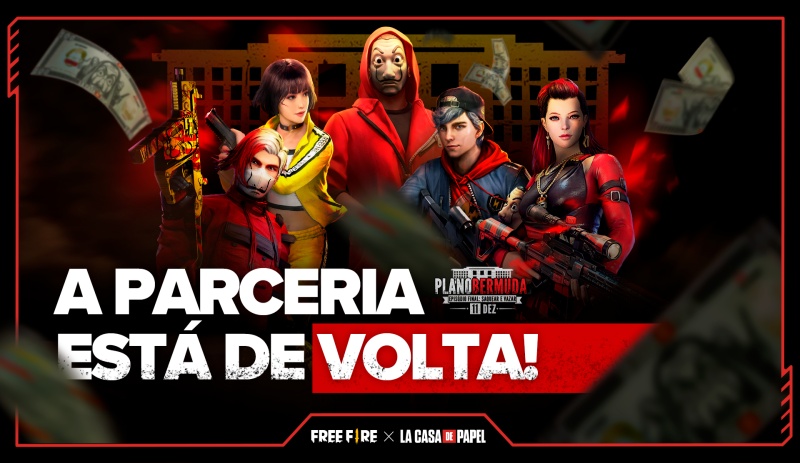 La Casa De Papel volta ao Free Fire