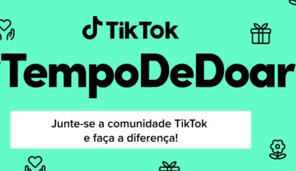 Tem início a campanha #TempoDeDoar do TikTok