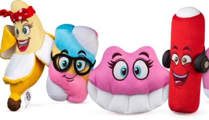 Fini cria pelúcias exclusivas de seus novos personagens