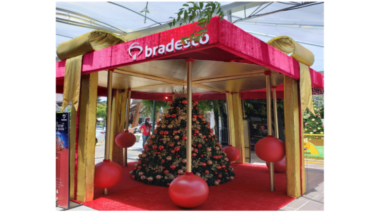 Bradesco inaugura espaços instagramáveis no Natal Luz de Gramado