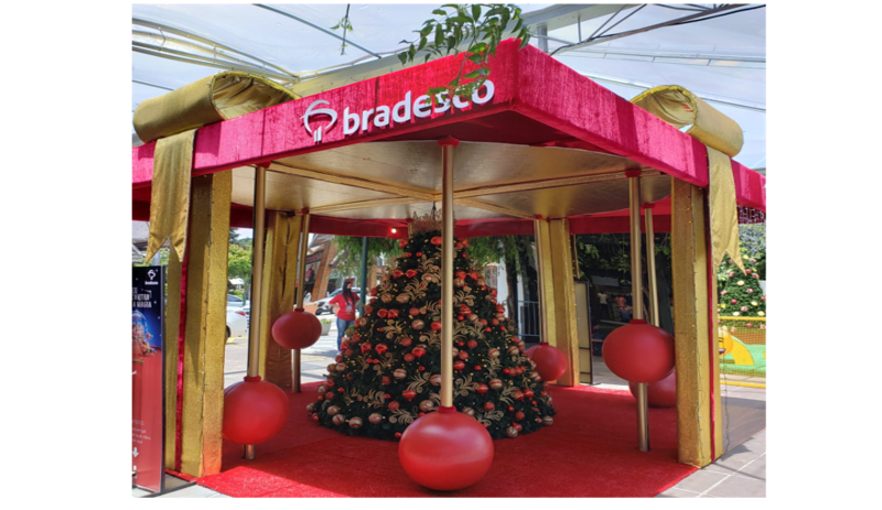 Bradesco inaugura espaços instagramáveis no Natal Luz de Gramado  