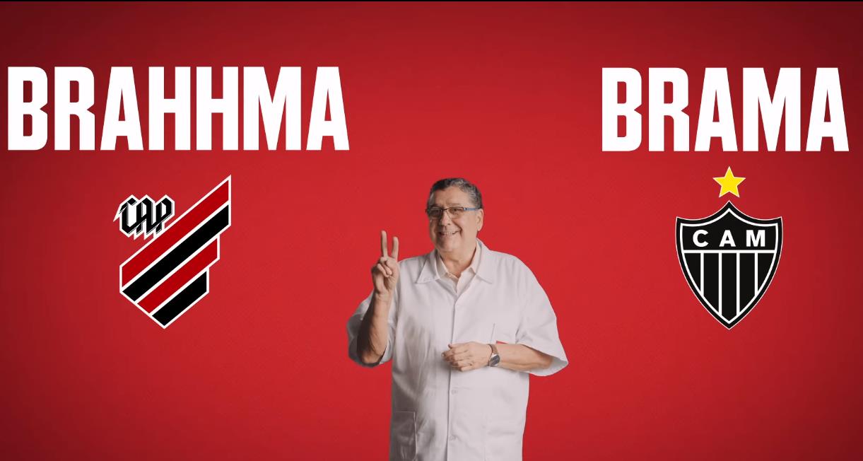 Brahma altera grafia em homenagem ao campeão da Copa do Brasil