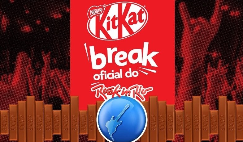 KITKAT será o chocolate oficial do Rock in Rio