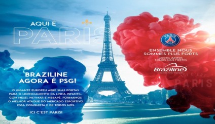 Braziline é a nova parceira do PSG no Brasil