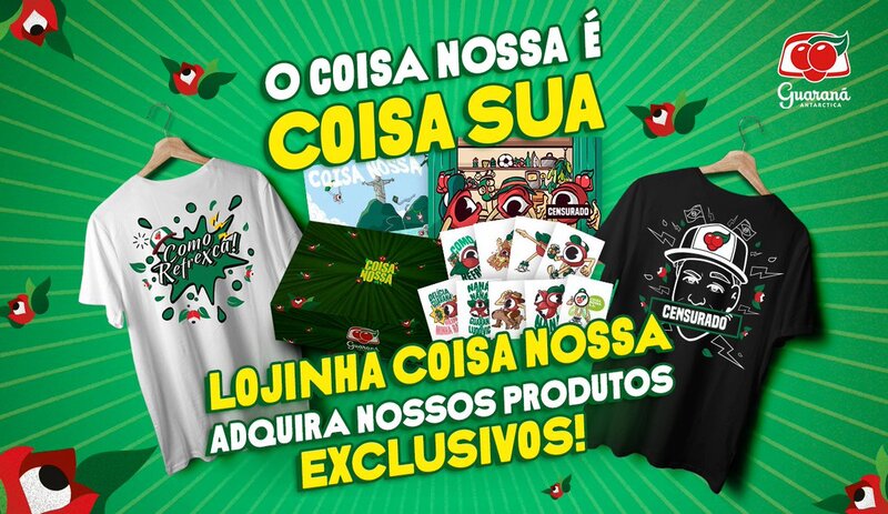 Guaraná Antarctica inaugura lojinha com produtos exclusivos