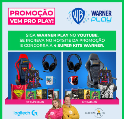 Warner Play faz promoção paras fãs da DC