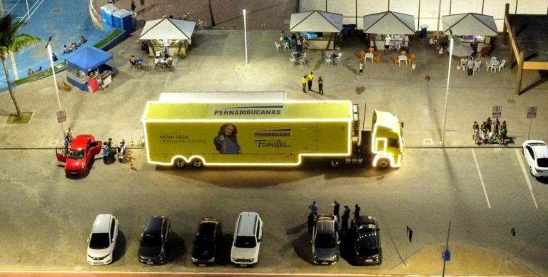 Caminhão Pernambucanas percorre o país levando experiência diferenciada