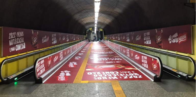 Nestlé cria experiência sensorial em estações de trem e metrô