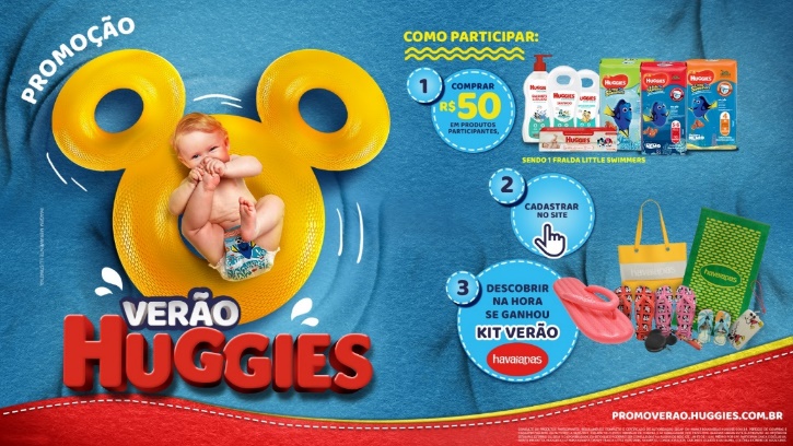 Promoção Verão Huggies estimula diversão em família