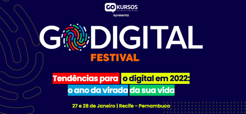 Recife receberá primeira edição do Go Digital Festival