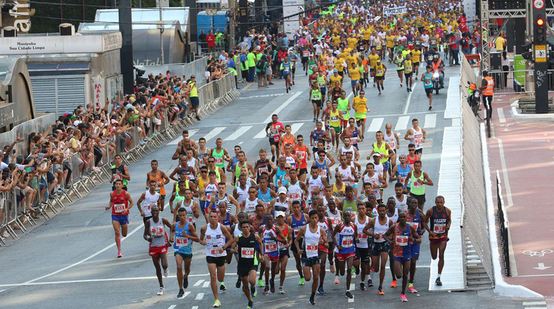 São Paulo SP 31 12 2019 Largada da 95ª Corrida de São Silvestre na avenida Paulista foto Rovena Rosa /Agencia Brasil