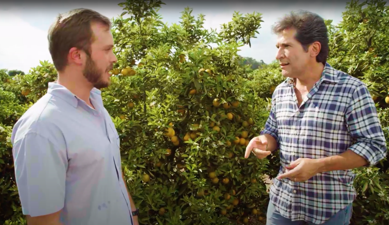 Daniel visita nova fazenda em campanha da Belgo Bekaert