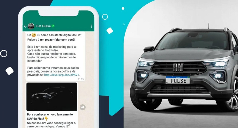 Fiat Pulse é apresentado em realidade aumentada