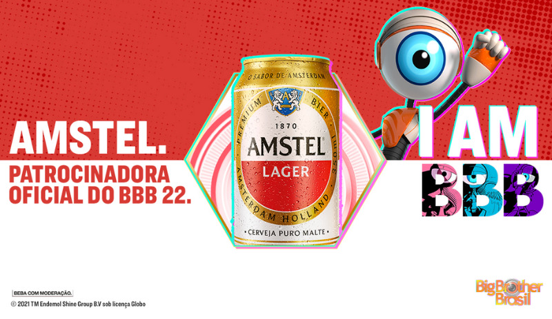 Amstel é patrocinadora do BBB 22