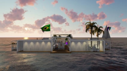 MChecon produz plataforma náutica itinerante em Santa Catarina
