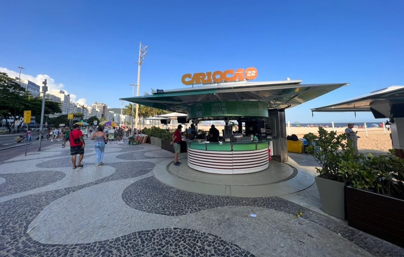 Record TV Rio abre quiosque na Praia de Copacabana