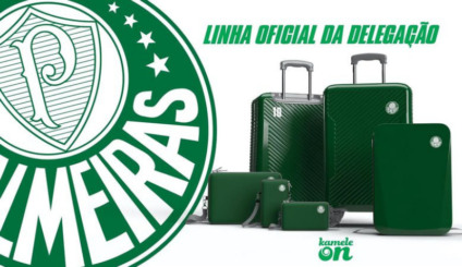 Palmeiras viaja para Mundial com malas personalizadas da Kameleon Bags