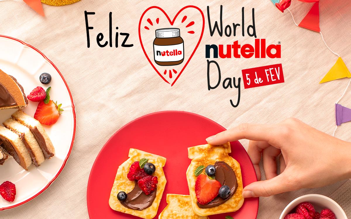 Fãs poderam espalhar sorrisos no Dia Mundial da Nutella