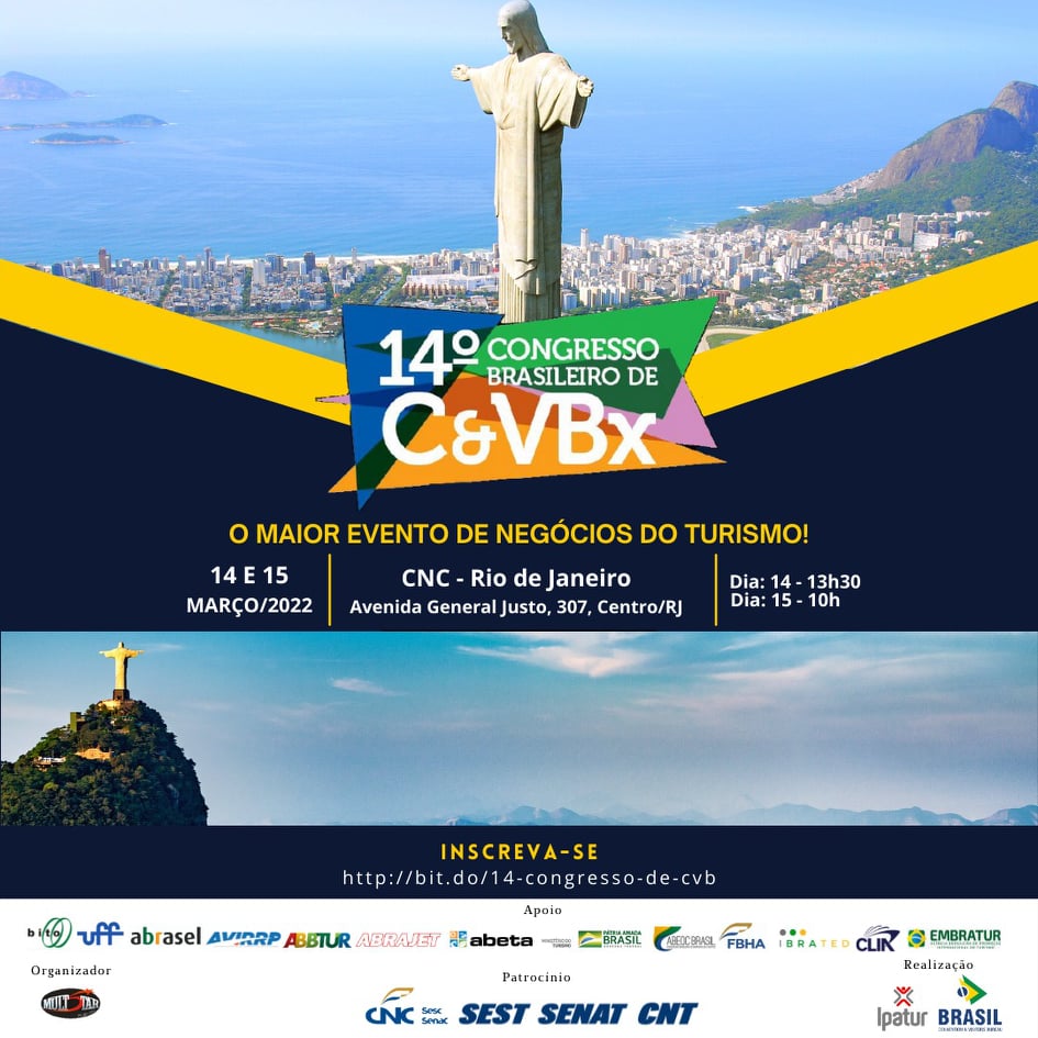 14º Congresso Brasileiro de Convention Bureaux acontece no RJ