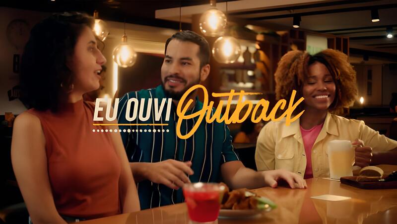 Campanha do Outback mostra situações comuns no restaurante