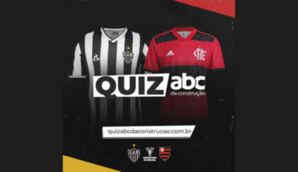Clássico entre Atlético e Flamengo tem ativação do ABC da Construção