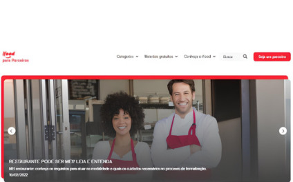 iFood lança plataforma de informação para restaurantes PME's