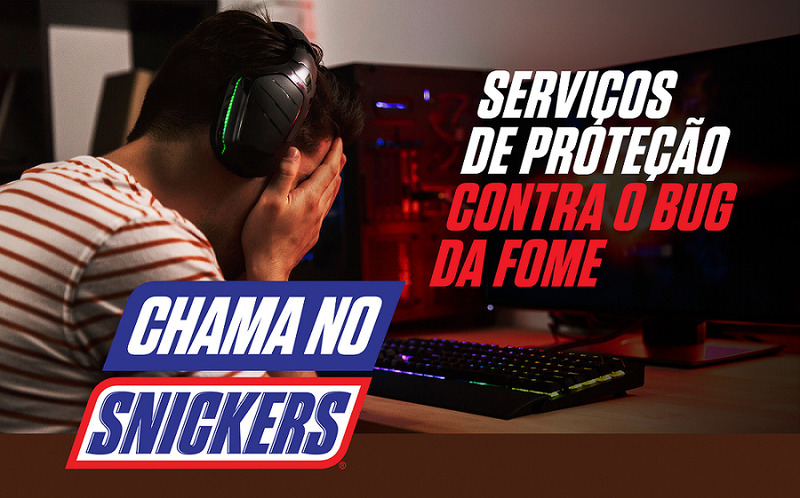 Snickers protege gamers famintos de seus erros em campanha