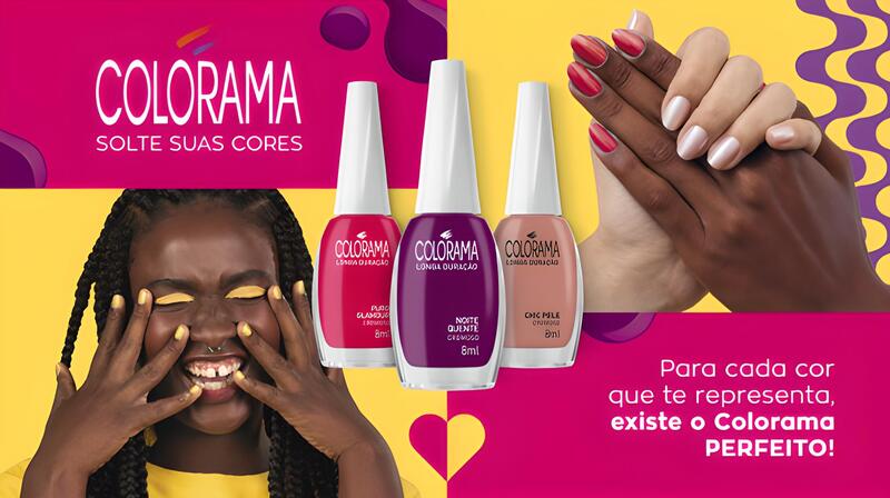 Colorama lança reposicionamento com slogan ‘Solta suas cores’