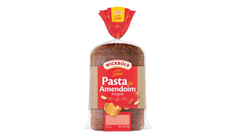 Wickbold lança pão integral feito com pasta de amendoim