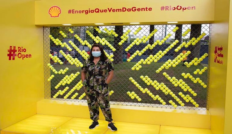Shell ativa marca em espaço no Rio Open